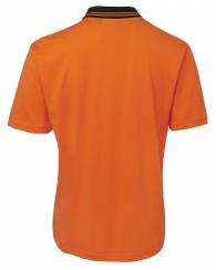 Hi Vis Cotton Polo, Short Sleeved